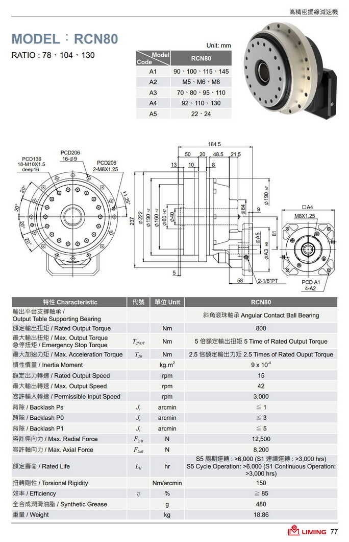 臺灣擺線減速機(jī)型號大全